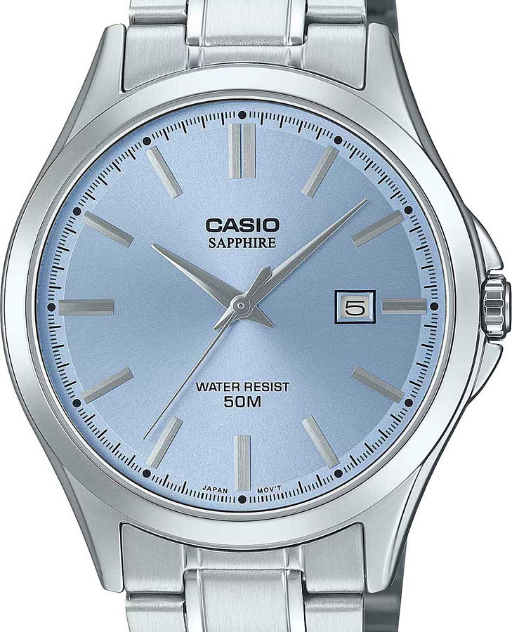 Часы Casio Collection MTS-115D-2A2 — кварцевые, сталь металл