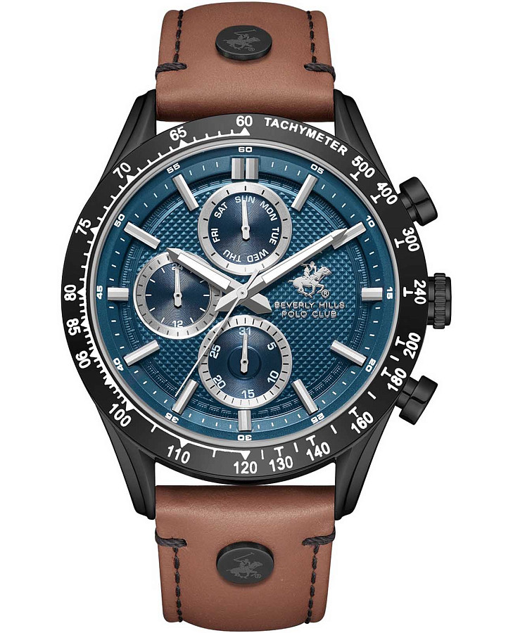 Часы Beverly Hills Polo Club BP3659X.692 — мужские, синий
