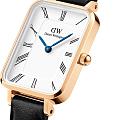 Шведские наручные часы Daniel Wellington Quadro Roman Numerals Sheffield Gold DW00100692, фото 2