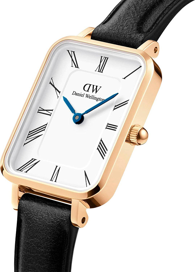 Часы Daniel Wellington Quadro Roman Numerals Sheffield Gold DW00100692 — кварцевые, сталь металл