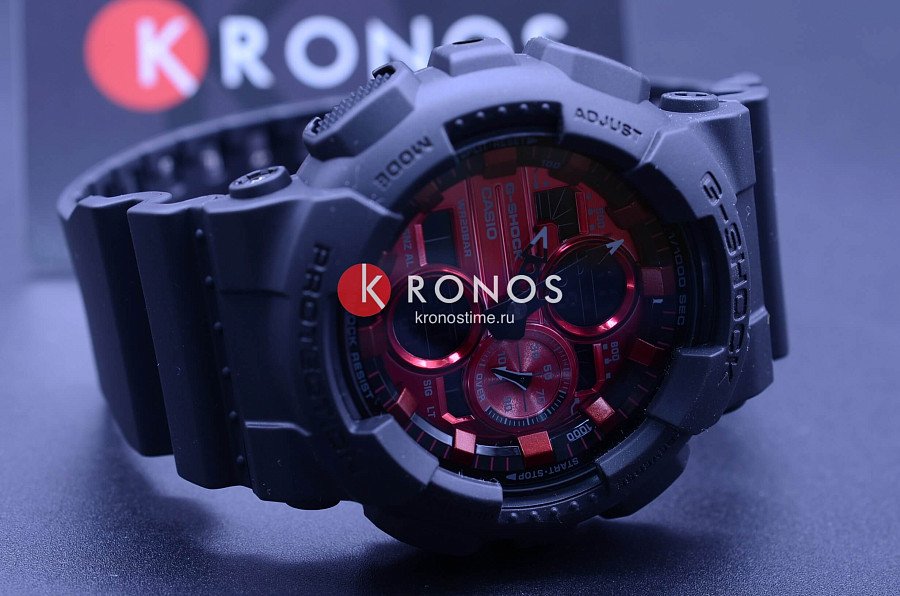 Часы Casio G-Shock GA-140AR-1A — пластик, Япония