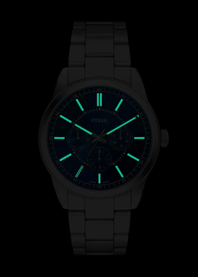 Часы Fossil Pearson FS6134 — синий, металл сталь