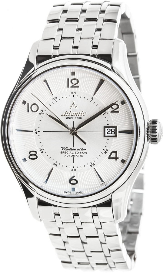 Часы Atlantic 52752.41.25SM — механические, металл сталь