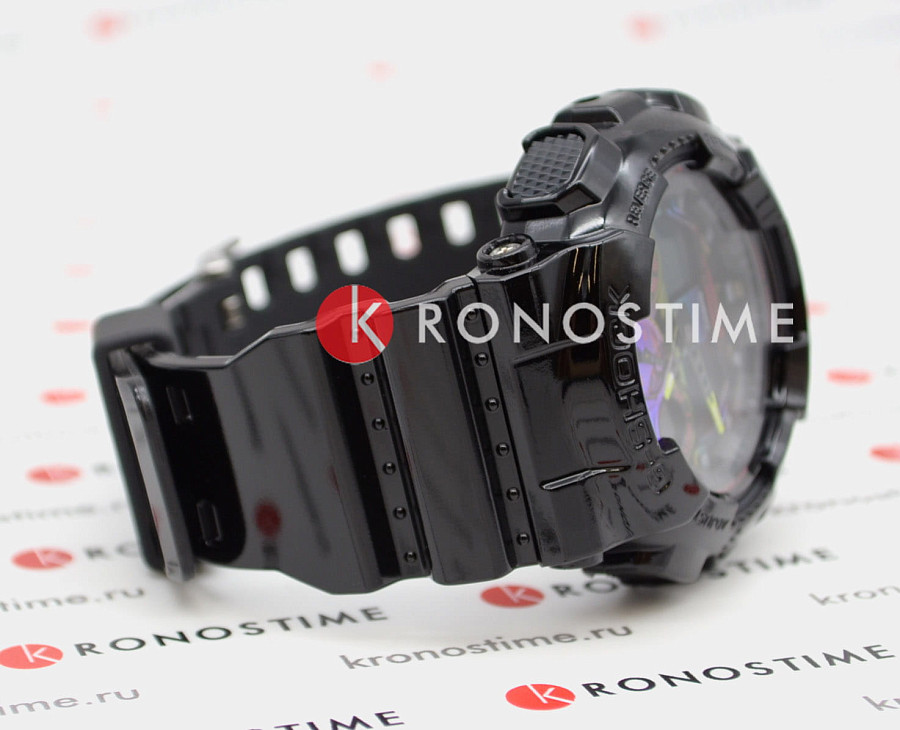 Часы Casio G-Shock GA-100RGB-1ADR (GA-100RGB-1A) — артикул GA-100RGB-1A, мужские