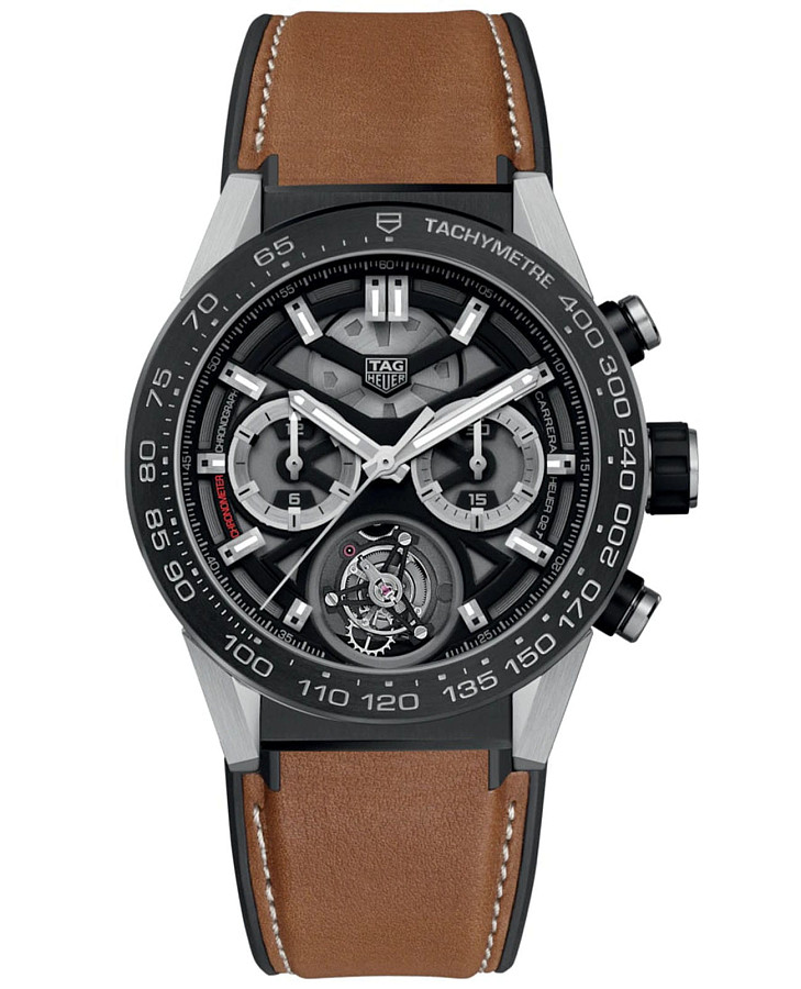 Часы TAG Heuer Carrera CAR5A8Y.FT6072 — мужские, черный