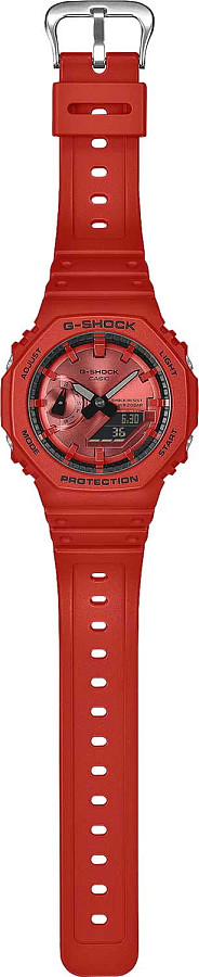 Часы Casio G-Shock GA-2100RRB-4A — кварцевые, карбон пластик