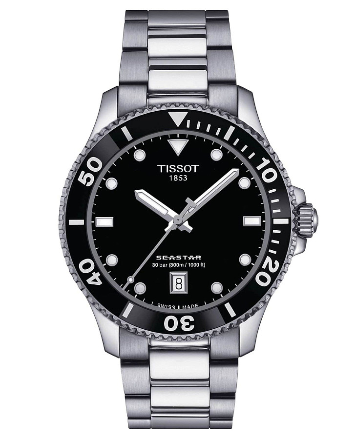 Часы Tissot Seastar 1000 T120.410.11.051.00 — мужские, черный