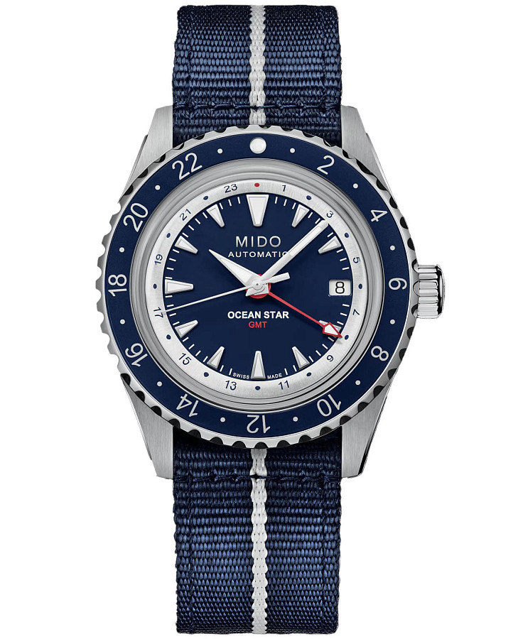 Часы Mido Ocean Star GMT Special Edition M026.829.18.041.00 — механические, сталь металл