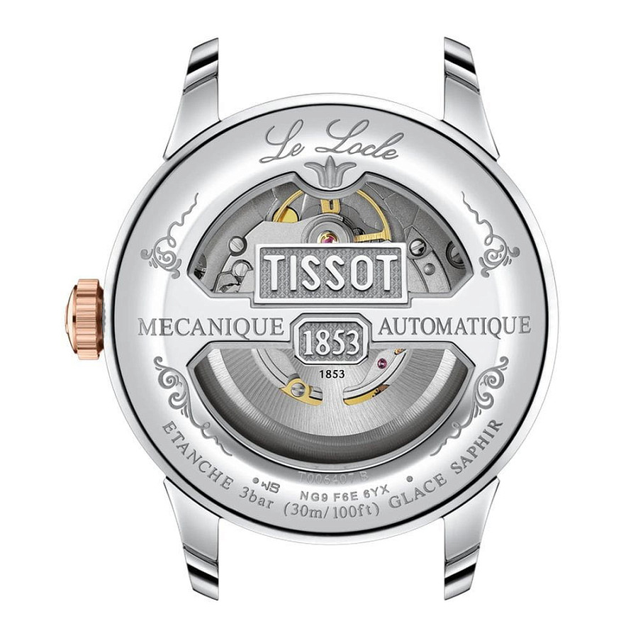 Часы Tissot Le Locle Powermatic 80 T006.407.22.093.01 — мужские, двухцветный