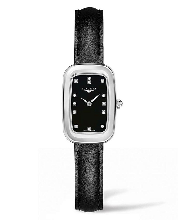 Часы Longines Equestrian Boucle L6.140.4.57.0 — женские, черный