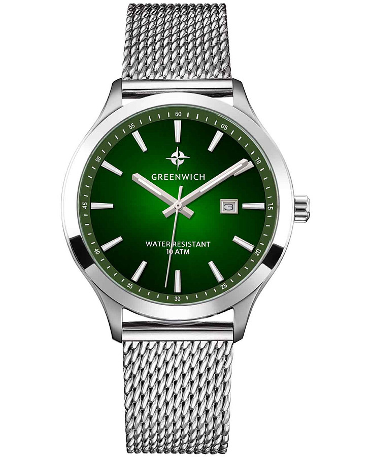 Часы Greenwich Helm GW 041.19.39 — мужские, зеленый