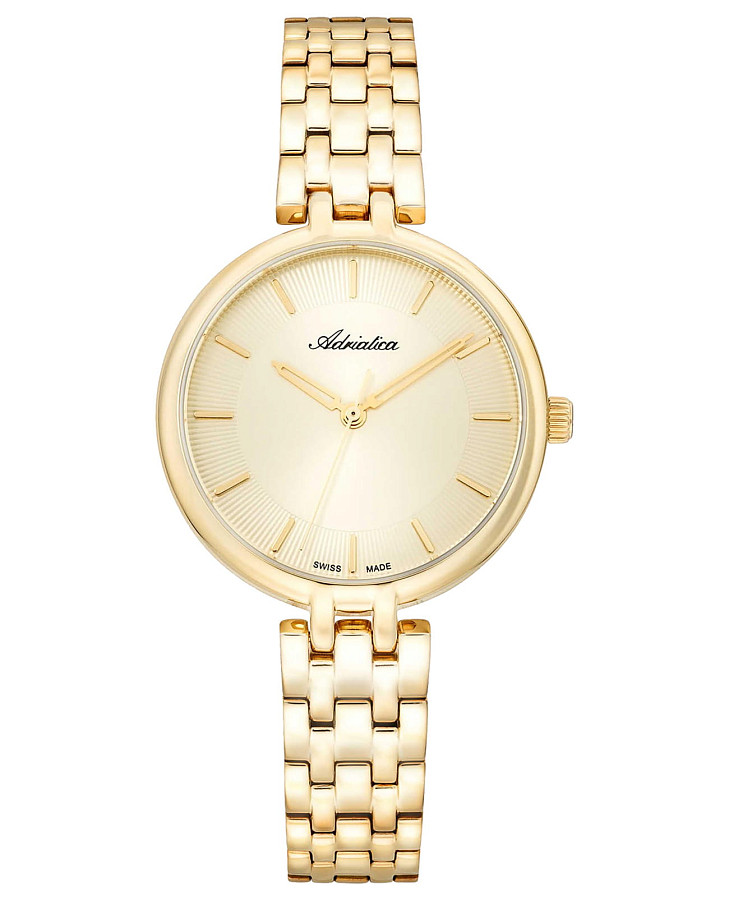 Часы Adriatica Essence A3763.1111Q — женские, шампань