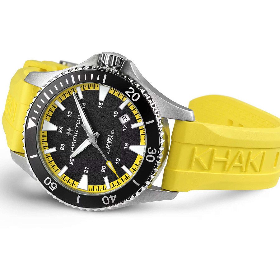 Часы Hamilton Khaki Navy Scuba Auto H82395332 — механические, сталь