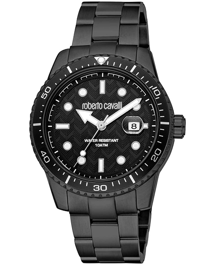 Часы Roberto Cavalli Acquatico RC5G084M0035 — мужские, черный