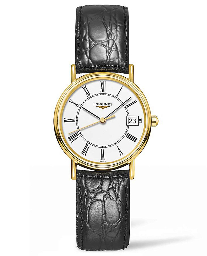 Часы Longines Presence L4.320.2.11.2 — женские, белый