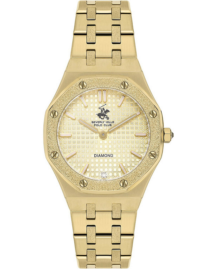 Часы Beverly Hills Polo Club Quartz BP3631X.110 — женские, золотой