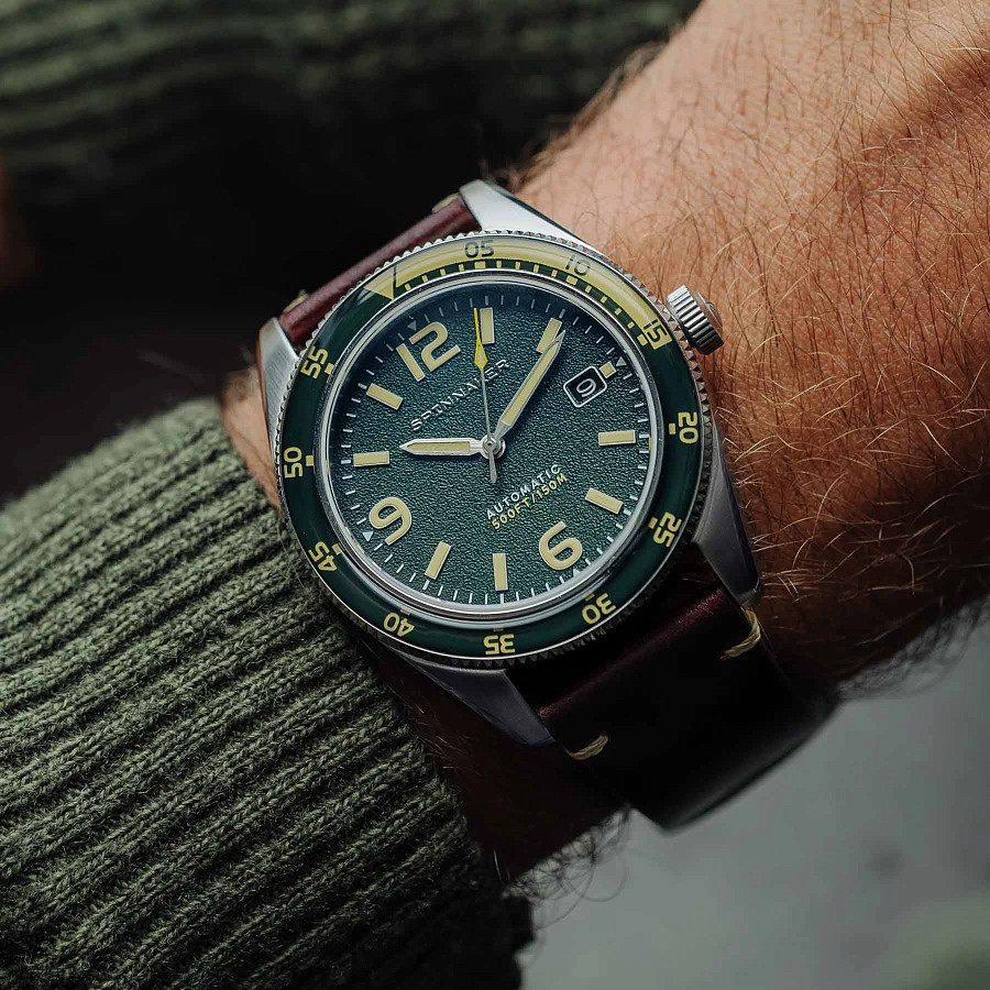 Часы Spinnaker Fleuss SP-5055-0C — механические, сталь металл