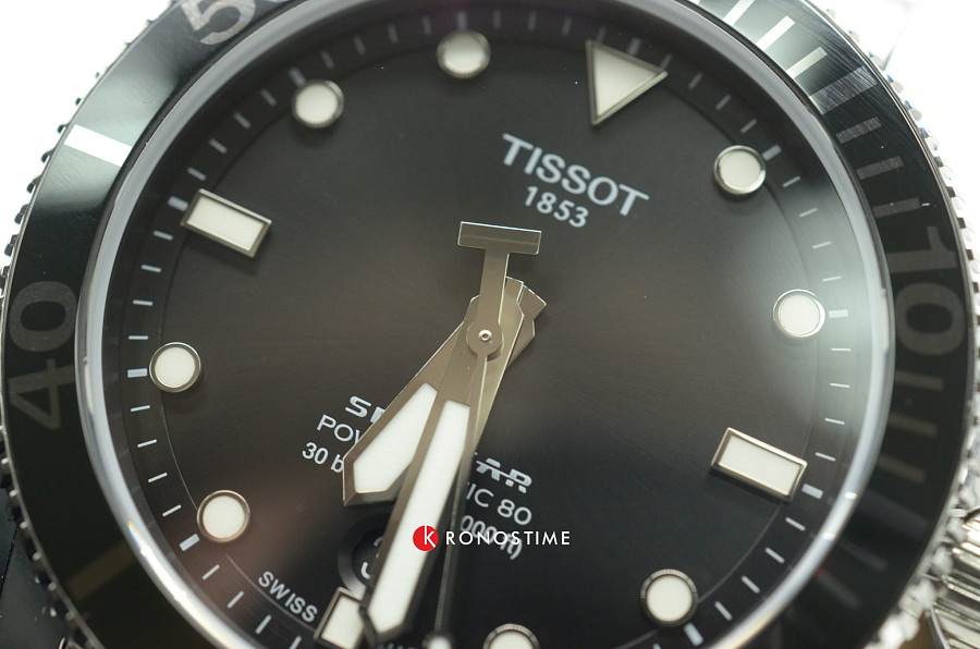 Часы Tissot Seastar 1000 Powermatic 80 T120.407.11.051.00 — Швейцария, механические
