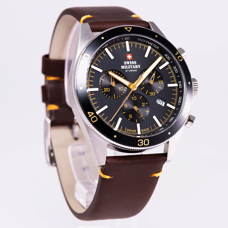 Часы Swiss Military by Chrono SM34079.06 — металл, Швейцария