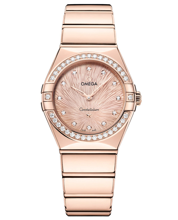 Часы Omega Constellation 131.55.28.60.60.001 — женские, розовый