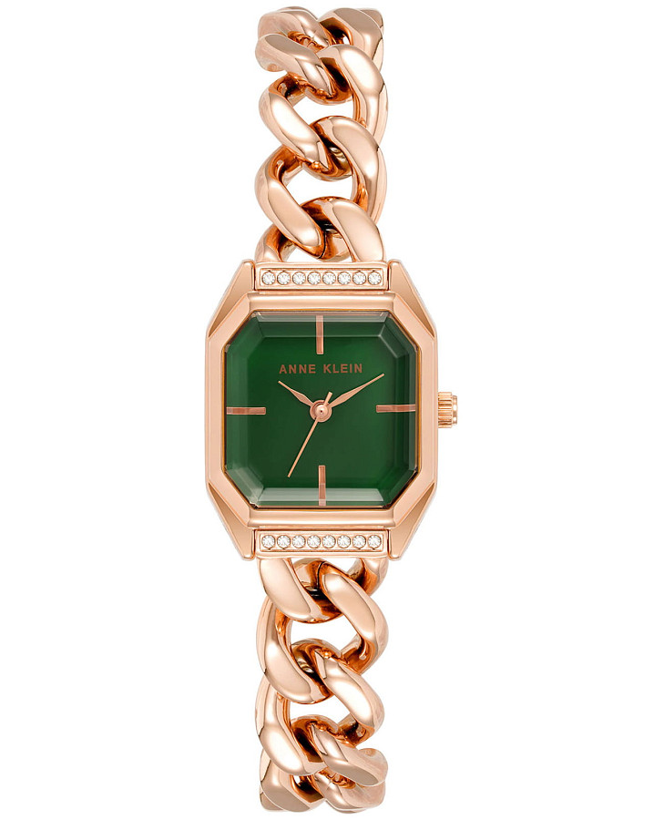 Часы Anne Klein Chain Reaction 4002GNRG — женские, зеленый