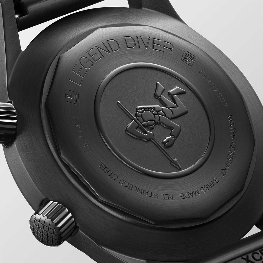 Часы Longines Legend Diver Watch L3.774.2.50.9 — сталь металл, Швейцария