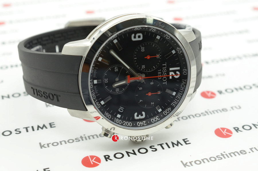 Часы Tissot PRC 200 Chronograph T055.417.17.057.00 — кварцевые, сталь металл