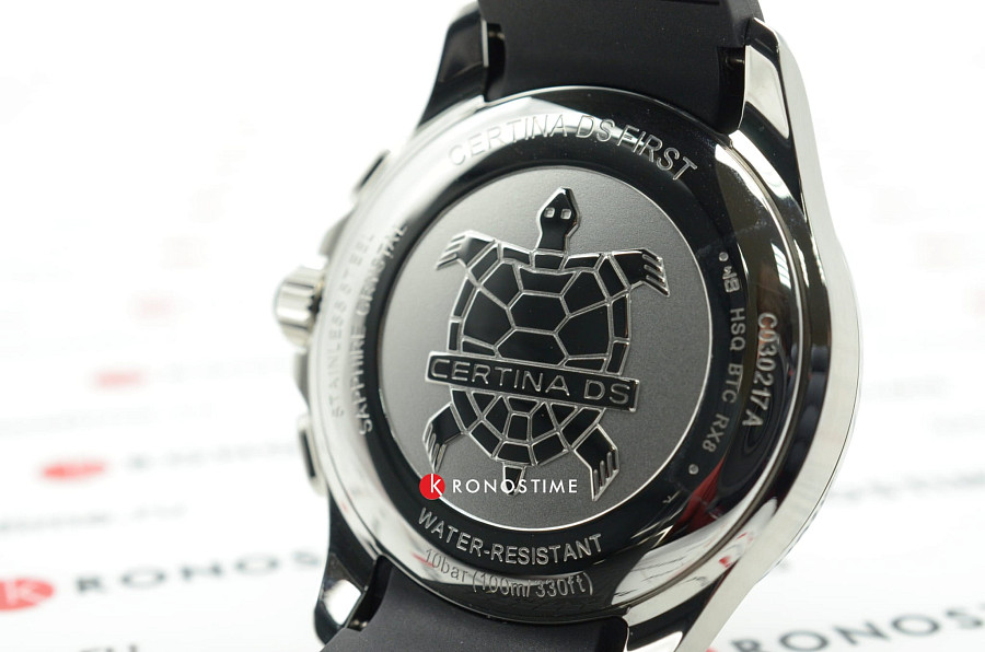 Часы Certina DS First C030.217.17.057.00 — черный, металл сталь