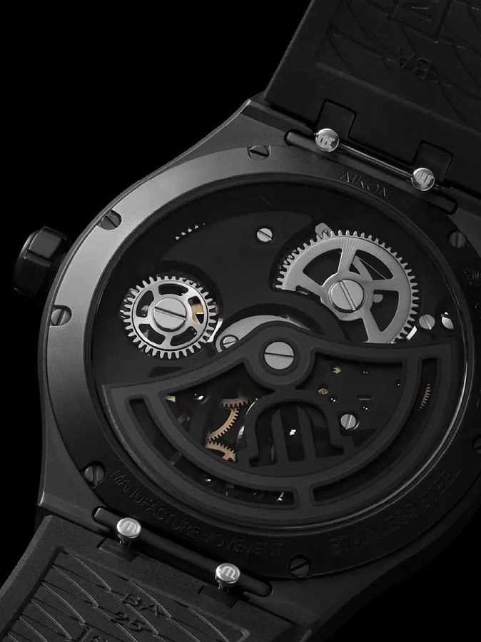Часы Maurice Lacroix Aikon Master Grand Date Black AI6118-DLB0B-330-2 — Швейцария, механические