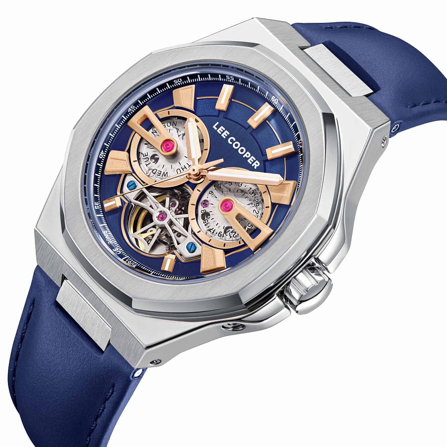 Часы Lee Cooper LC08125.399 — механические, металл сталь