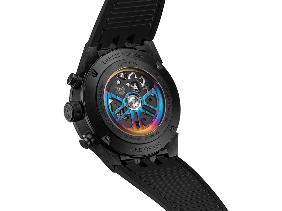 Часы Tag Heuer Carrera Polychrome CAR5A8AF.FC6415 — механические, титан
