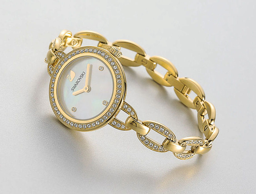 Часы Swarovski 5253335 — кварцевые, металл сталь