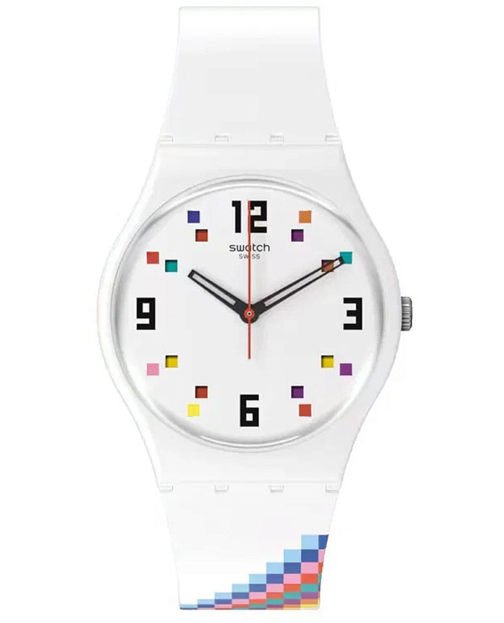 Часы Swatch Gent Biosourced Standart SO28W700 — кварцевые, пластик
