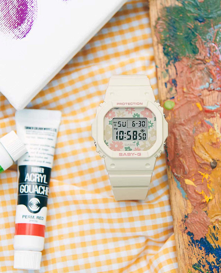 Часы Casio Baby-G BGD-565RP-7DR (BGD-565RP-7) — пластик, женские