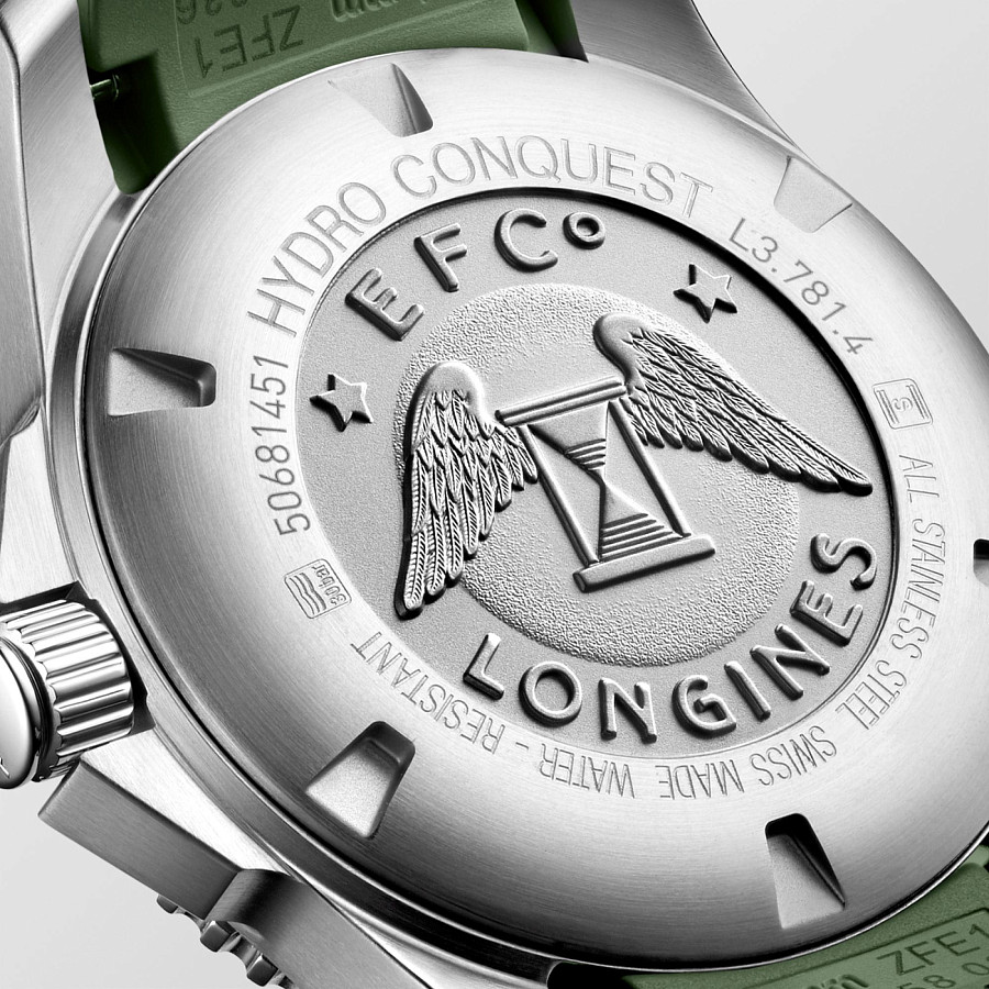 Часы Longines HydroConquest L3.781.4.06.9 — металл сталь керамика, Швейцария