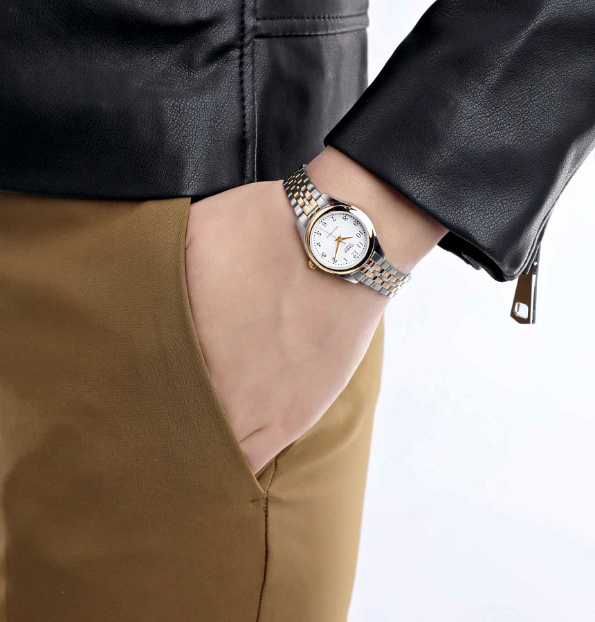 Часы Casio Collection LTP-1129G-7B — кварцевые, металл сталь