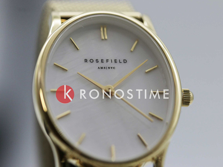 Часы Rosefield The Oval OWGMG-OV10 — кварцевые, сталь металл