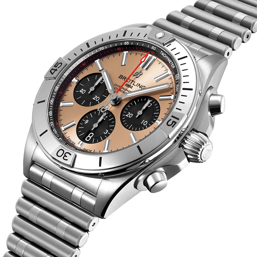 Часы Breitling Chronomat B01 42 AB0134101K1A1 — механические, сталь металл