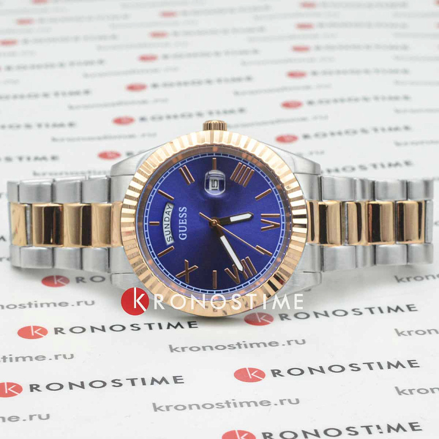 Часы Guess Connoisseur GW0265G12 — кварцевые, сталь металл