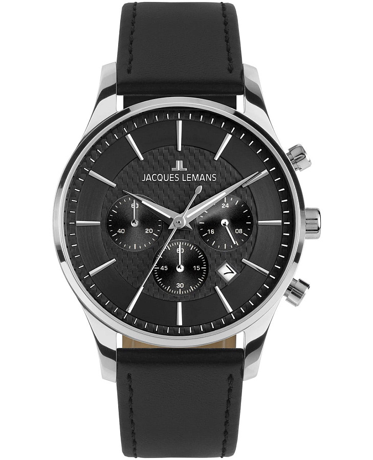 Часы Jacques Lemans Classic 1-2228A — мужские, черный