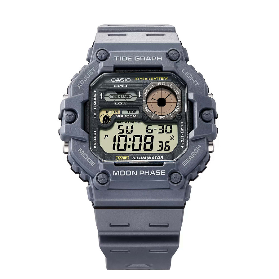 Часы Casio Collection WS-1700H-8A — кварцевые, пластик сталь
