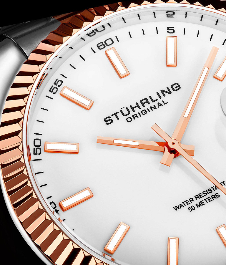 Часы Stuhrling Symphony 3935.5 — нержавеющая сталь с pvd-покрытием, мужские