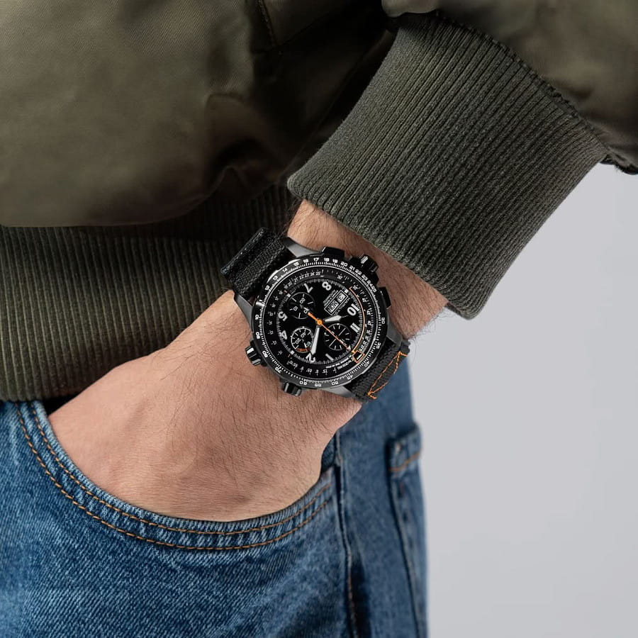 Часы Hamilton Khaki Aviation X-Wind Auto Chrono Air Zermatt Exclusive Edition H89736930 — артикул H89736930