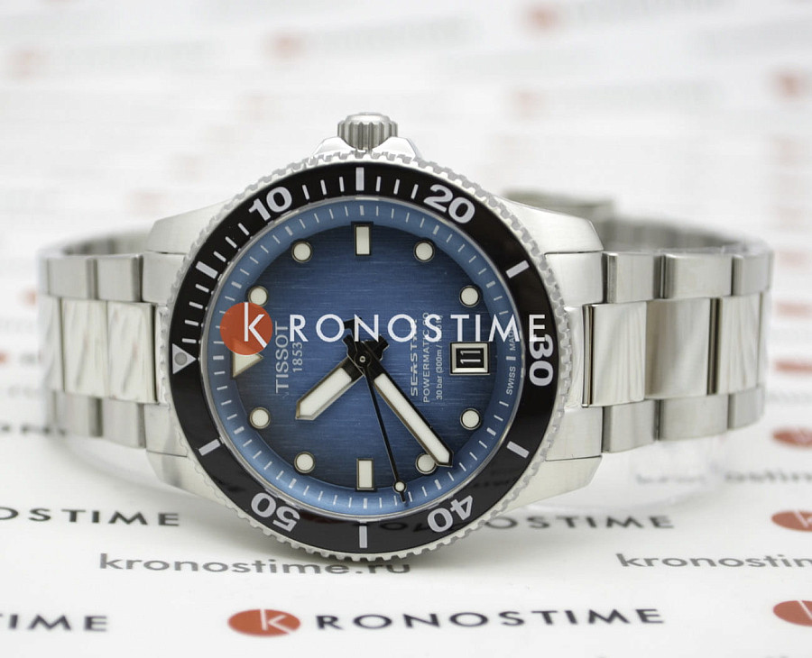 Часы Tissot Seastar 1000 Powermatic 80 T120.807.11.091.00 — Швейцария, механические