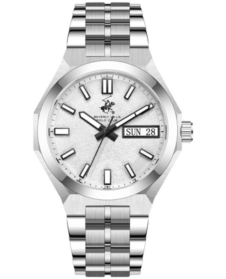 Часы Beverly Hills Polo Club BP3912X.330 — мужские, серебристый