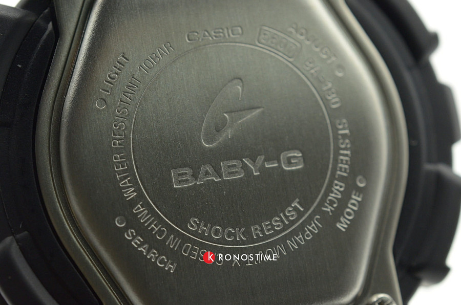 Часы Casio Baby-G BA-130-1A4DR (BA-130-1A4ER) — пластик, женские, Япония
