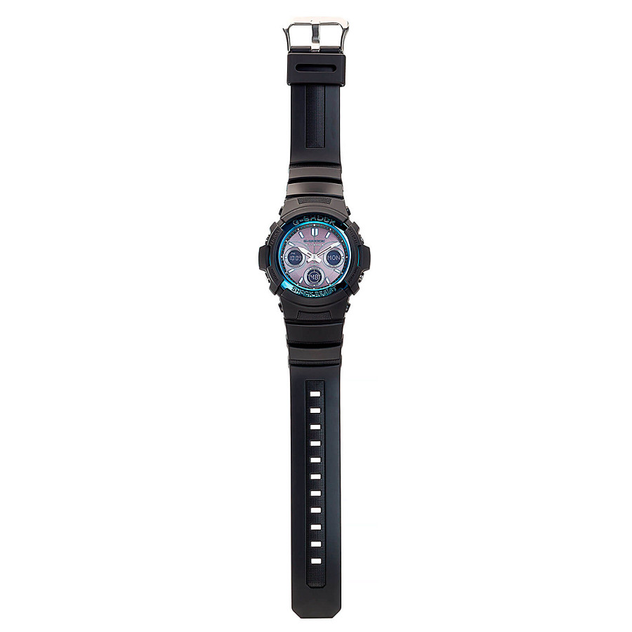 Часы Casio G-Shock AWG-M100A-1A — мужские, пластик