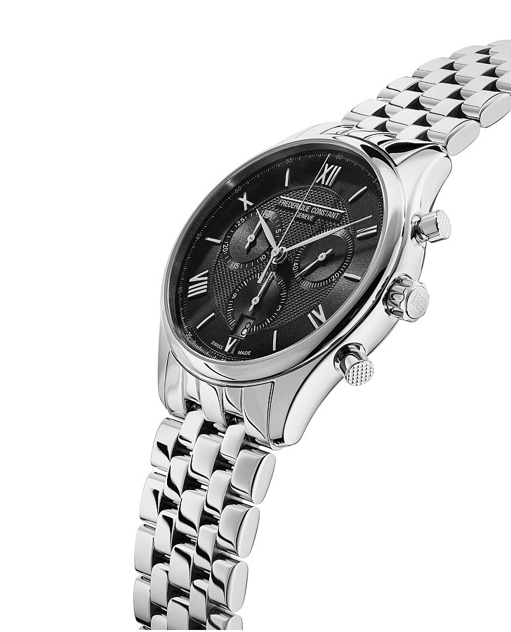 Часы Frederique Constant Classics Quartz Chronograph FC-292MG5B6B — кварцевые, сталь металл