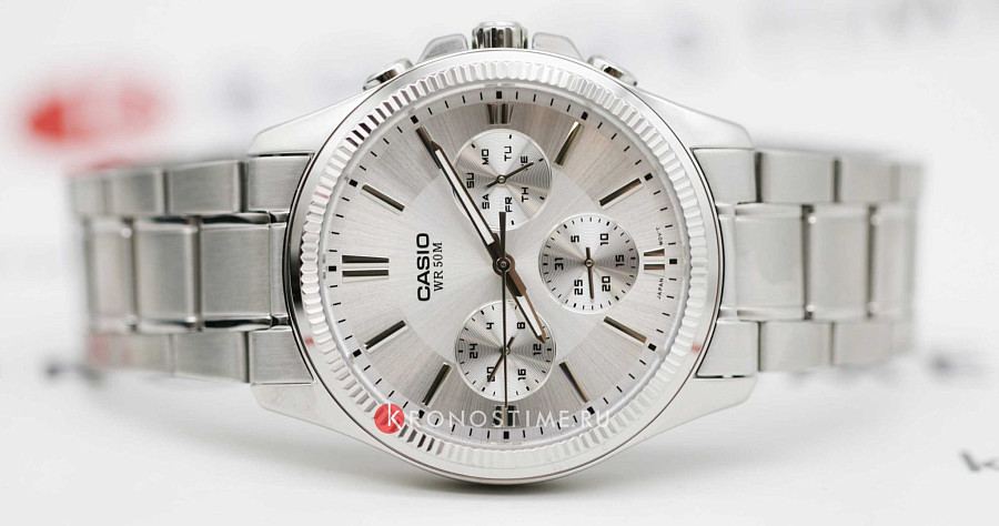 Часы Casio Collection MTP-1375D-7AVDF (MTP-1375D-7A) — мужские, нержавеющая сталь