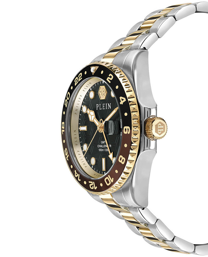 Часы Philipp Plein GMT-I Challenger PWYBA0323 — нержавеющая сталь с ip-покрытием, мужские